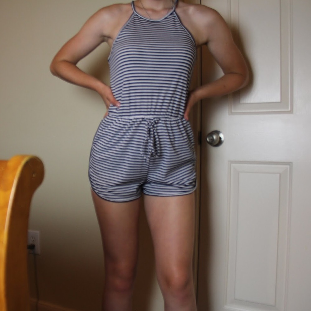 Comfy Striped Romper